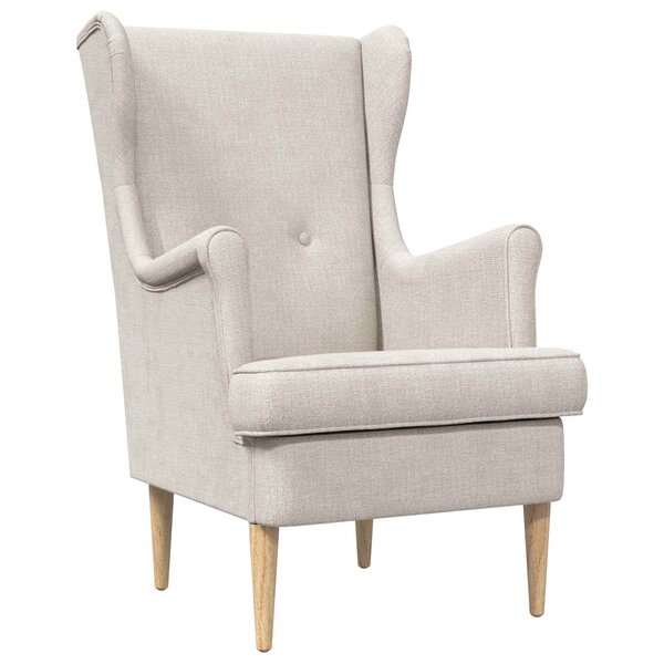 vidaXL Fauteuil Crème ARES