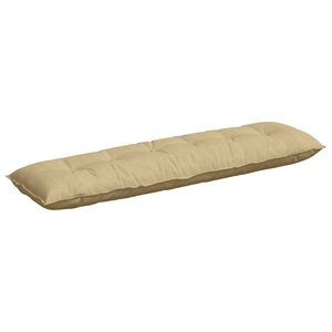 vidaXL Coussin de Dos Vert gris 180 x 50 cm Tissu en velours côtelé