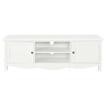 vidaXL Meuble TV Blanc 120x30x40 cm Bois