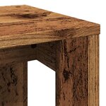 vidaXL Tables gigognes 3 Pièces vieux bois bois d'ingénierie