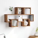 vidaXL Étagère Murale Bois ancien 82 x 15 x 51 cm Bois d'ingénierie