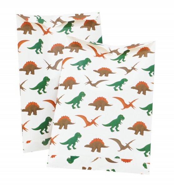 Pochettes papier Dino x 8Pièces