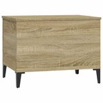 vidaXL Table basse Chêne sonoma 60x44 5x45 cm Bois d'ingénierie