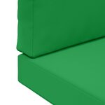 vidaXL Coussin de canapé d'extérieur Polyester Vert 60 x 60 cm