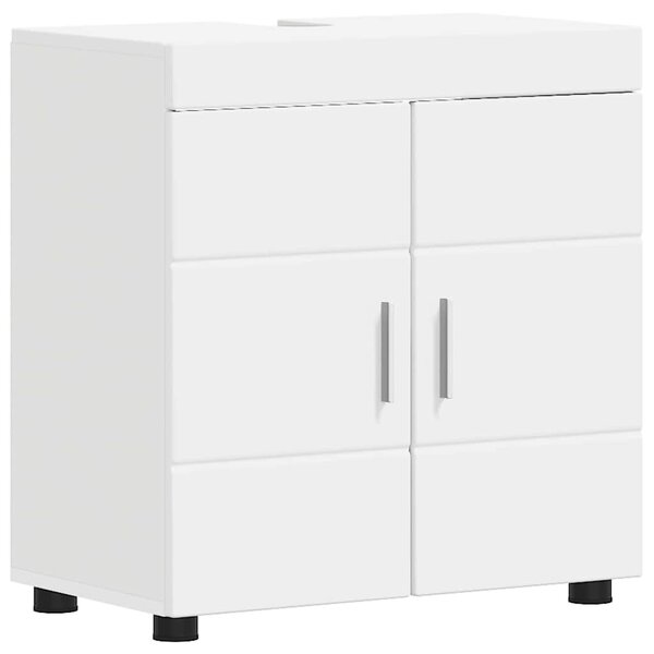 vidaXL Ensemble d'armoire de salle de bain TULUM Blanc 60 x 34 x 63 cm