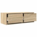 vidaXL Meuble TV chêne sonoma 80x31x25 5 cm bois d'ingénierie