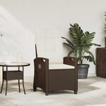 vidaXL Chaises de jardin inclinables 56 x 60 x 112 cm acier