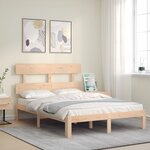 vidaXL Cadre de lit sans matelas 120x200 cm bois de pin massif