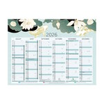 Calendrier Mural 2026 - 22 x 29.5 cm - Japon Carpes Koï