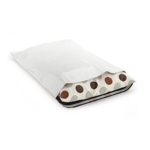 Pack 10 pochettes plastique opaque 100  % recyclée (pebd) 60 mic 520x400mm cenpac