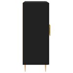 vidaXL Buffet noir 69 5x34x90 cm bois d'ingénierie