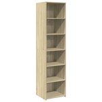 vidaXL Buffet haut chêne sonoma 45x41x185 cm bois d'ingénierie