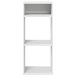 vidaXL Bibliothèque blanc 34x31x80 cm bois d'ingénierie