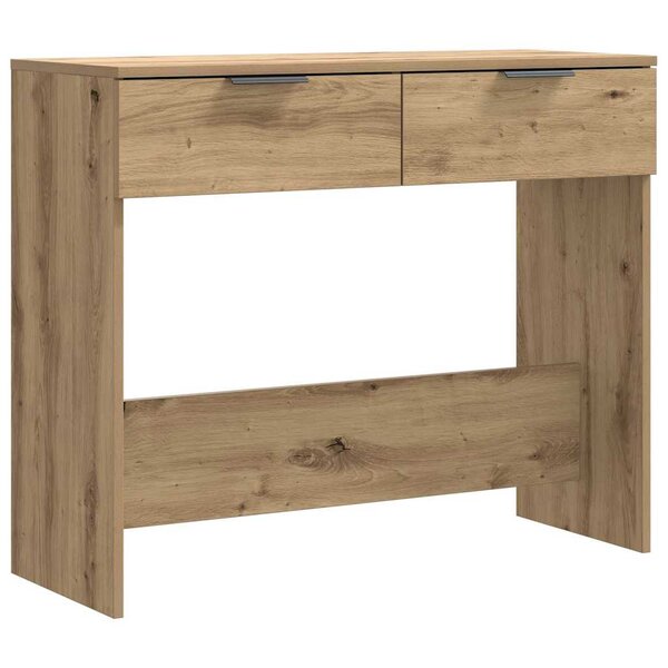 vidaXL Table console chêne artisanal 90x36x75 cm bois d'ingénierie