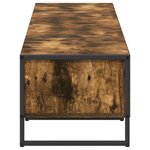 vidaXL Meuble TV Chêne Fumé 170 5 x 36 x 30 5 cm Bois d'ingénierie