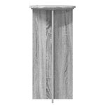 vidaXL Support de Plante 2 pièces Sonoma gris 40 x 40 x 80 cm