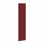 vidaXL Store plissé rouge bordeaux 50x200 cm largeur du tissu 49 4 cm