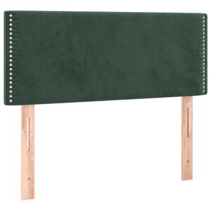 vidaXL Tête de lit Vert foncé 80x5x78/88 cm Velours