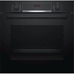 Bosch hba553ba0 - four électrique encastrable - air pulsé 3d+ - 71l - nettoyage ecoclean - a - noir