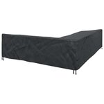 vidaXL Housse pour meubles Noir 330 x 255 x 80 cm Tissu Oxford 420D