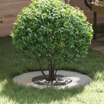 vidaXL Jardinier Galvanisé Métal Moyen Durable Pot en métal