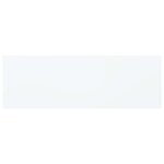 vidaXL Panneaux de bibliothèque 4 Pièces blanc bois d’ingénierie