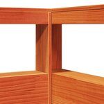 vidaXL Tête de lit de bibliothèque en forme de L bois massif de pin