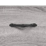 vidaXL Buffet sonoma gris 69 5x34x90 cm bois d'ingénierie