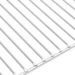 vidaXL Grille de barbecue Argent 45 x 40 cm Acier inoxydable