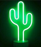 Eclairage néon cactus