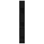 vidaXL Centre de divertissement Noir 80 x 24 x 186 cm