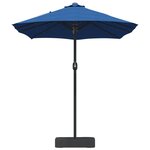 vidaXL Parasol de jardin Azur 385 x 209 x 244 cm Polyester