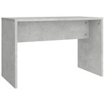 vidaXL Ensemble de coiffeuse Gris béton 86 5x35x136 cm
