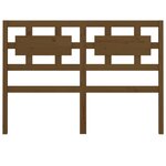 vidaXL Tête de lit Marron miel 125 5x4x100 cm Bois massif de pin