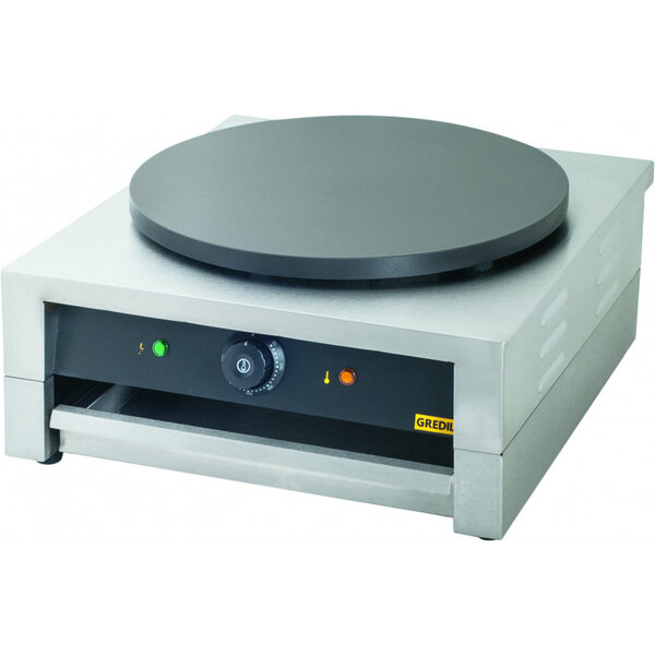 Crêpière en fonte revêtue de céramique ø 400 mm - stalgast -  -  450x450x240mm