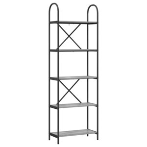 vidaXL Étagère Sonoma gris 60 x 30 x 183 cm Bois d'ingénierie