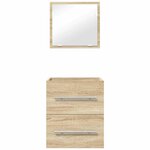 vidaXL Cabinet de salle de bain 41 x 38.5 x 48 cm Bois d'ingénierie