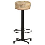 vidaXL Tabourets de bar lot de 2 76 cm bois de manguier massif