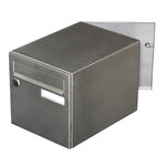 Boite aux lettres Rivage 2 portes inox brossé