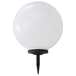 Vidaxl lampes solaires sphériques led de jardin 2 pièces 50 cm rvb