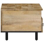 vidaXL Table basse 80x54x40 cm bois de manguier massif