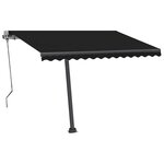 vidaXL Auvent automatique sur pied 350x250 cm Anthracite