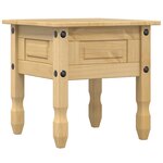 vidaXL Table d'appoint Corona 50x50x50 cm bois de pin massif