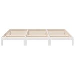 VidaXL Cadre de lit familial sans matelas blanc 270x200 cm