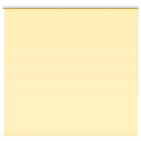 vidaXL Store enrouleur occultant jaune largeur du tissu 141 6 cm