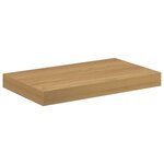 vidaXL Étagère Murale 2 Pièces Marron 40 x 23 5 x 4 cm Bois d'ingénierie