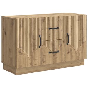 vidaXL Buffet Chêne artisanal 89 x 34 5 x 57 cm Bois d'ingénierie