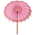 vidaXL Parasol balinais Rose 215 x 215 x 260 cm