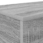 vidaXL Gris Sonoma 101 x 30 x 74 cm