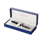 Stylo plume Hémisphère Pte Moyenne Corps Vernis Noir Attribut Chrome WATERMAN